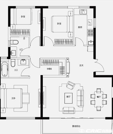 3A户型图