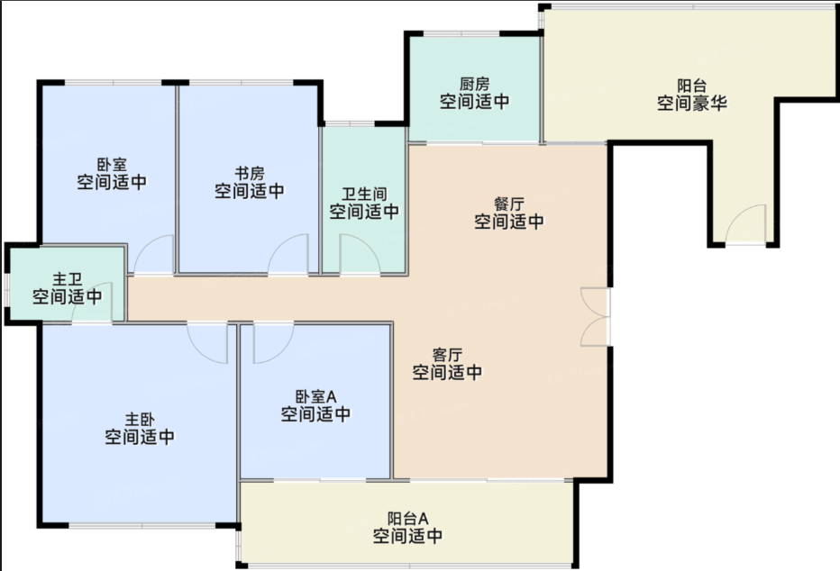 126户型图