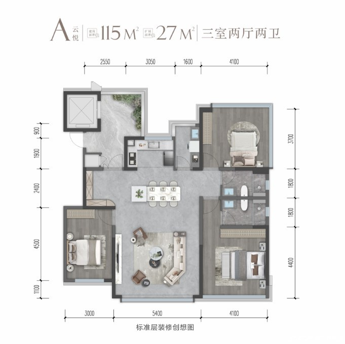 116户型图