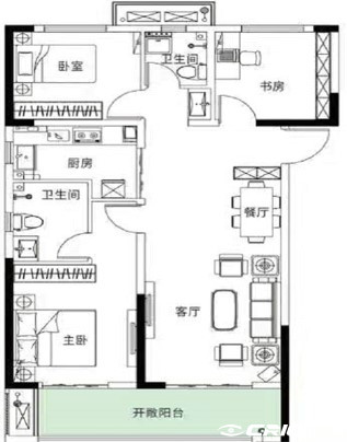 110户型图