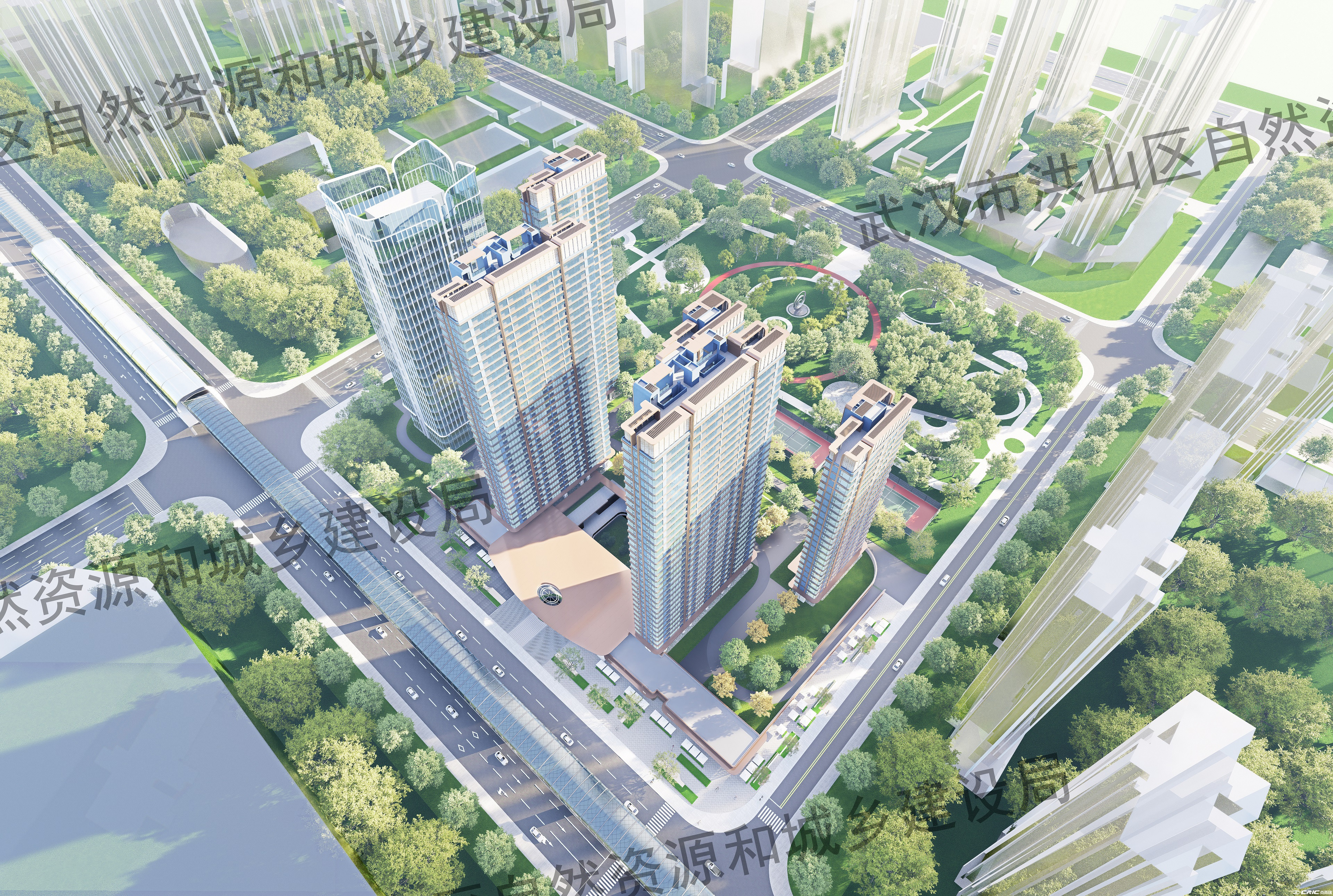 清能毛坦村K5(清江锦城售楼部)地块 效果图
