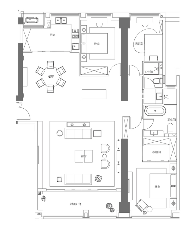 C户型图