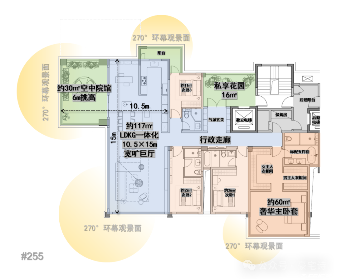 约255㎡户型图