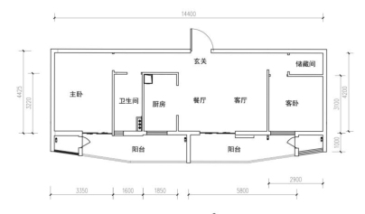 100户型图