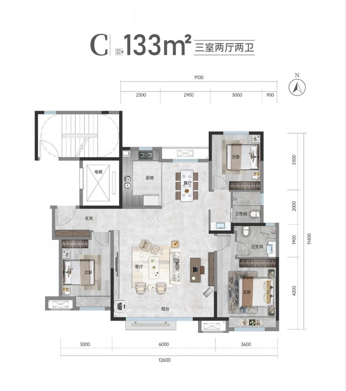 C户型图