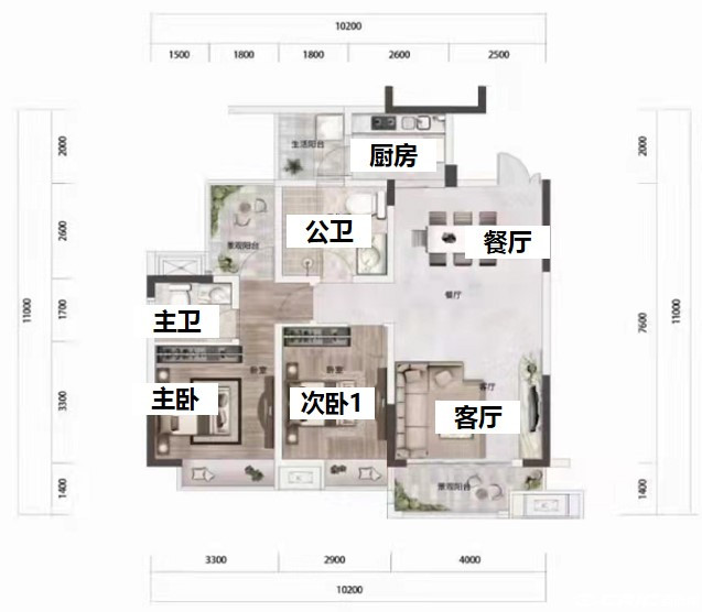 C97户型图