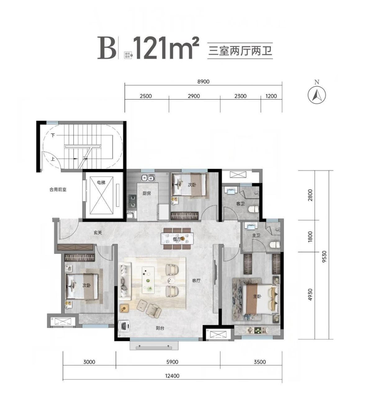 B户型图