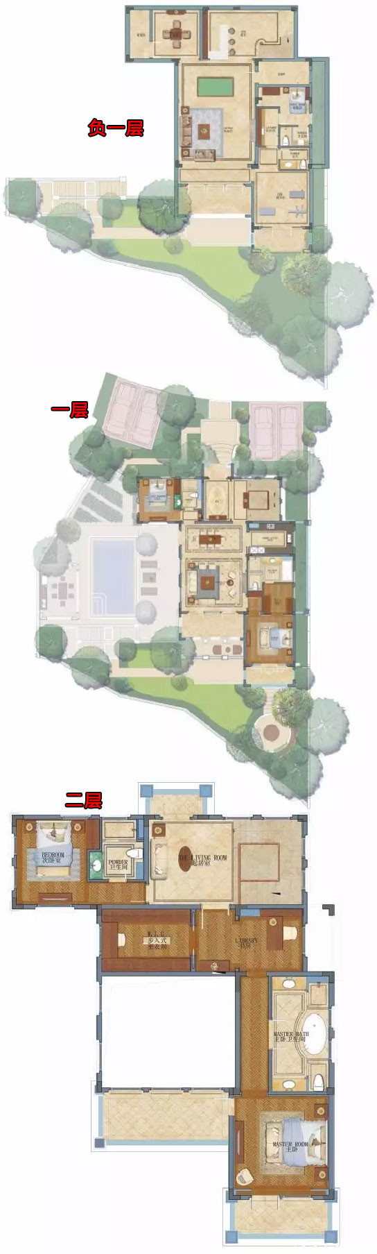 481㎡B户型8室户型图