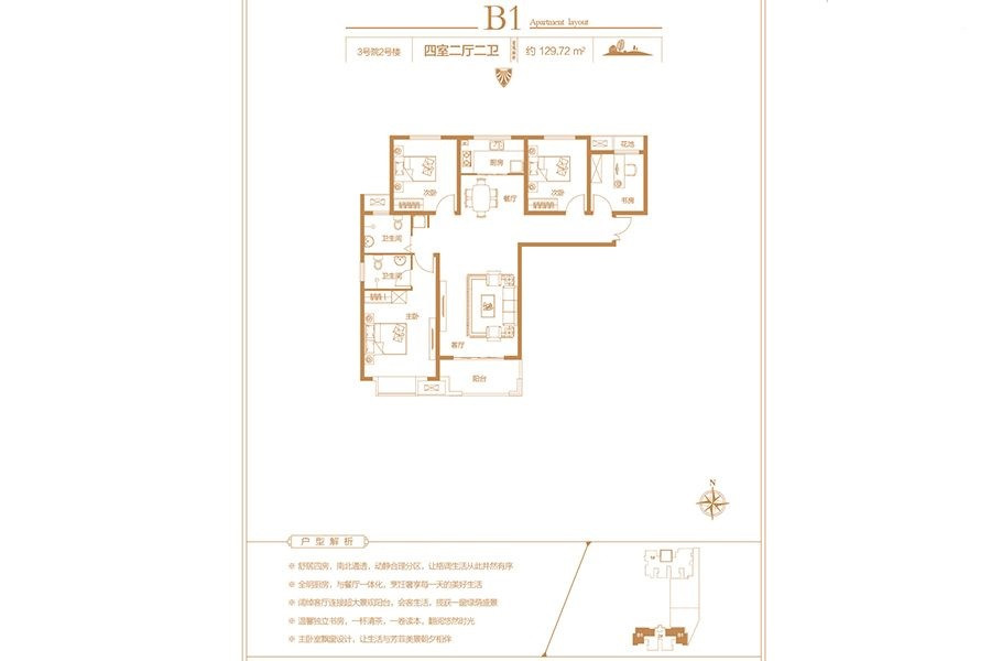 B1户型图
