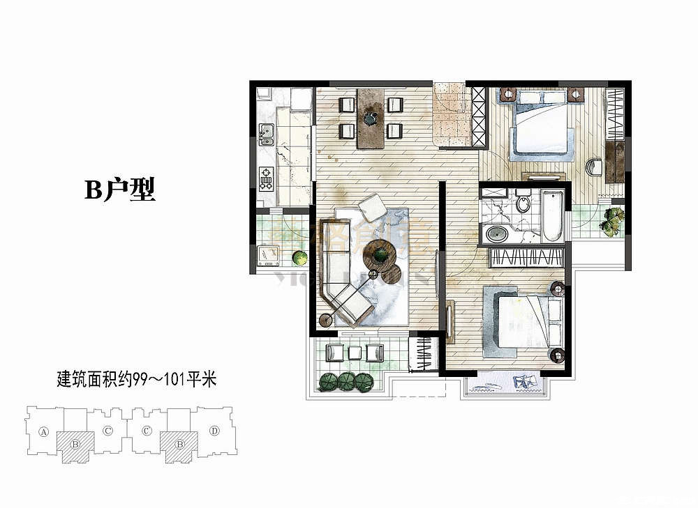 B户型图