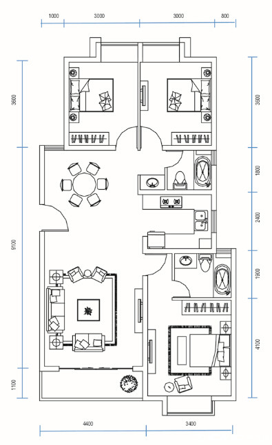 B-6户型图