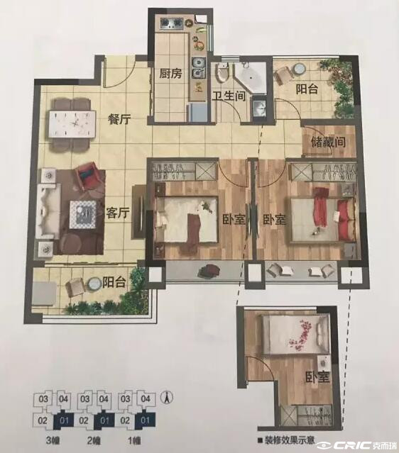 C户型图