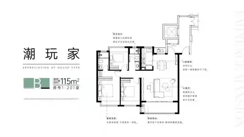115㎡户型图