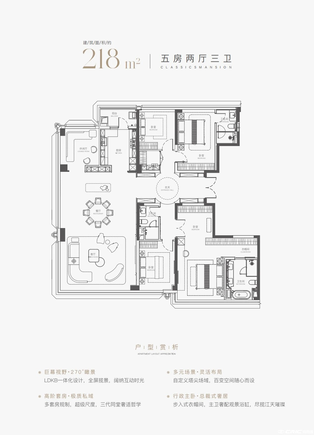218㎡户型户型图