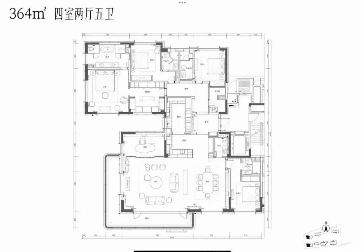 364户型图