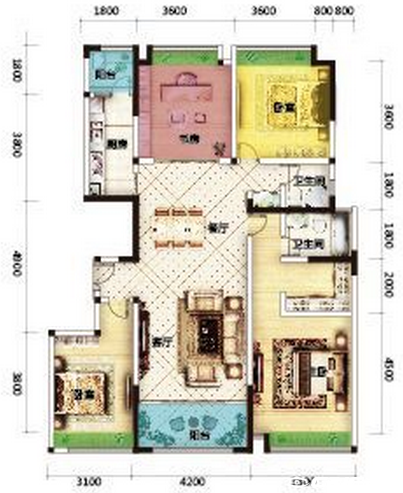 C1-1户型图