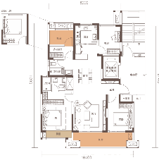 132-144户型图