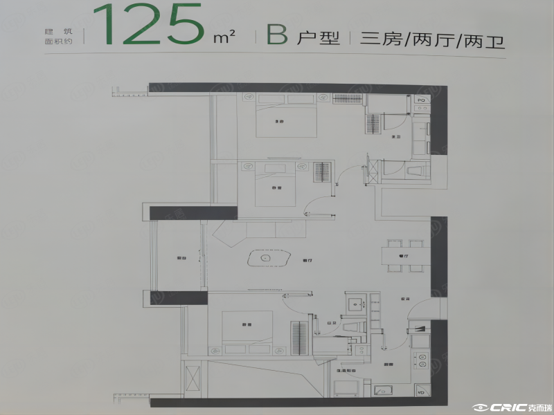 124户型图
