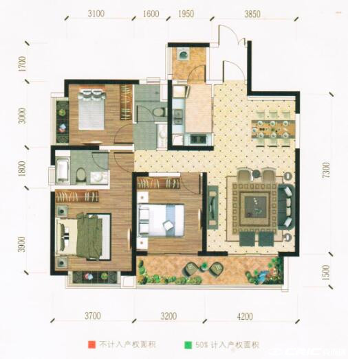 B2户型图