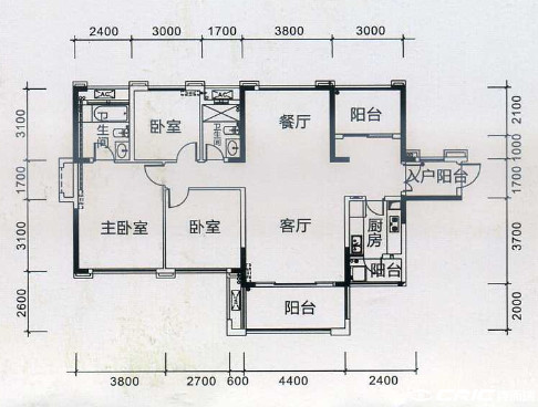 C2户型图