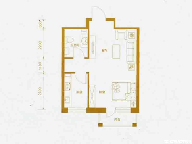 E3-2-2户型图