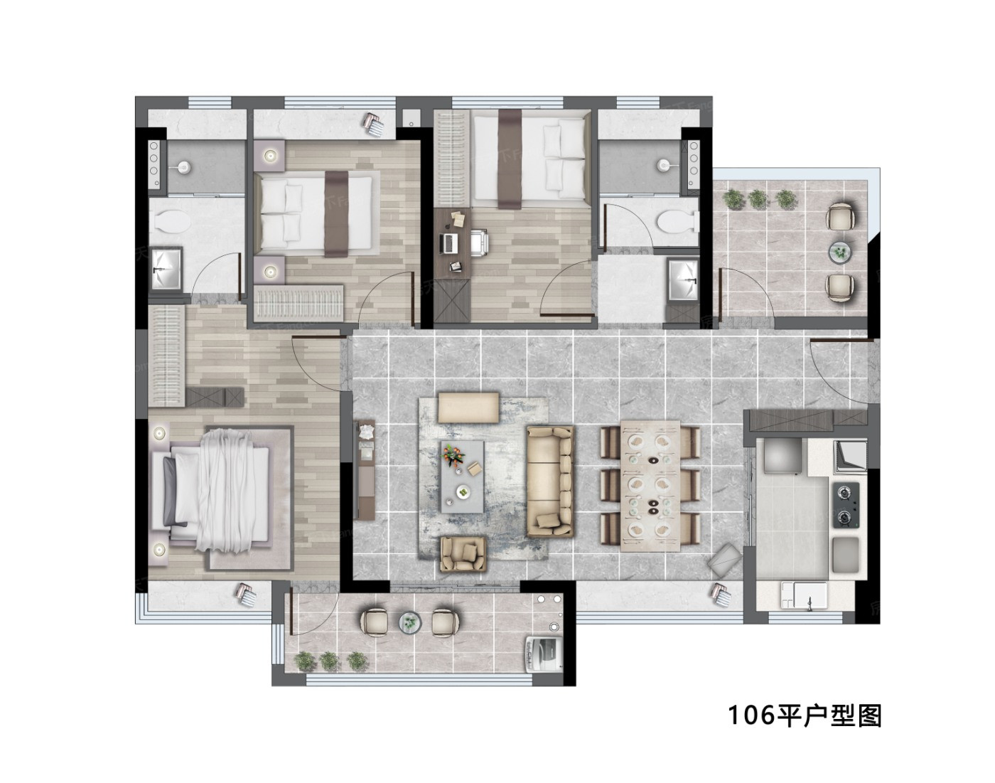 D1户型图