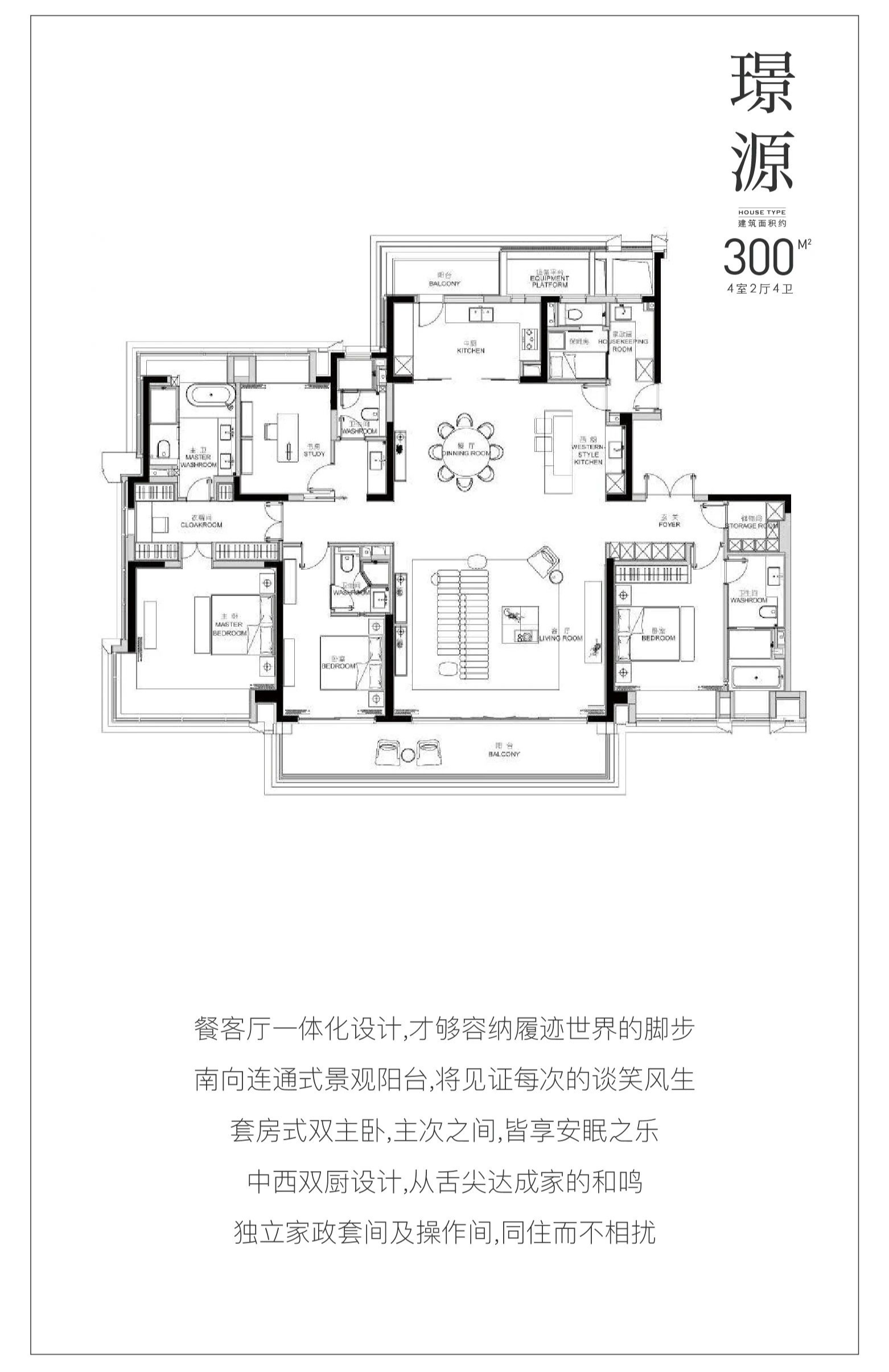 璟源 约300㎡户型图