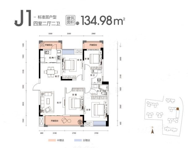 J1户型户型图