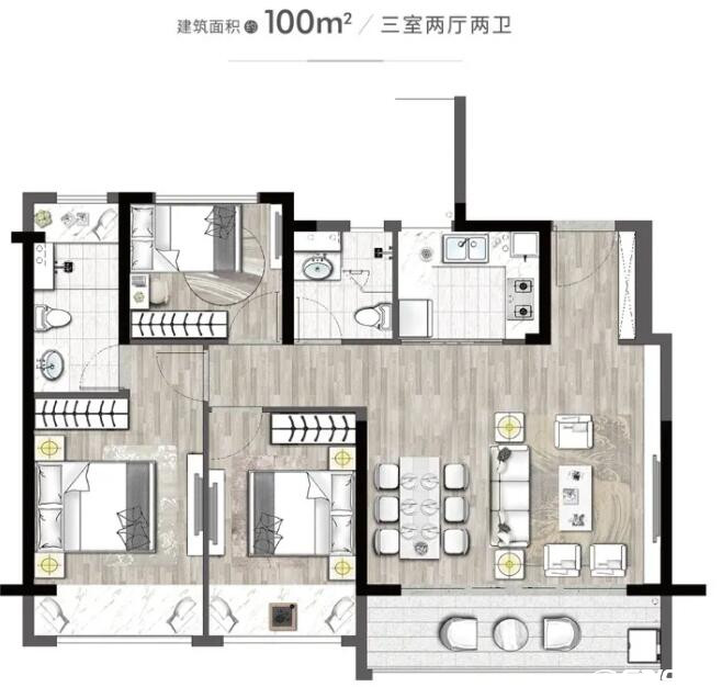 2户型图