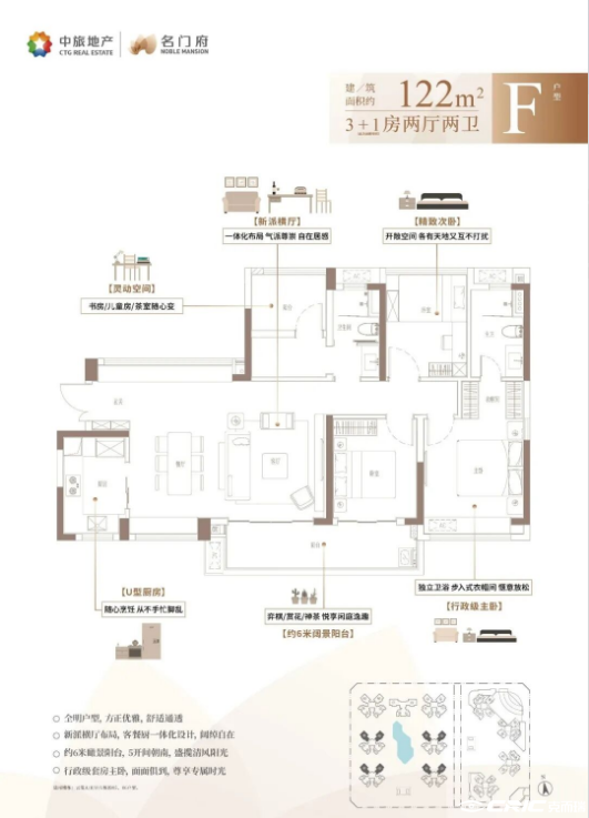 122㎡户型户型图