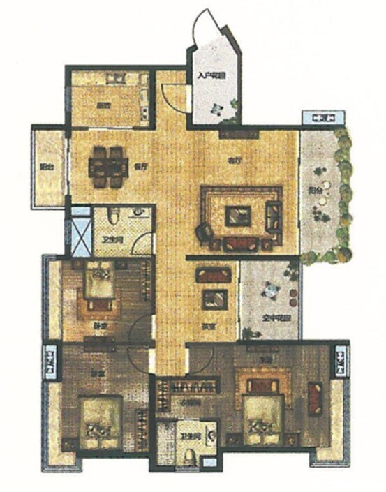 C4户型图