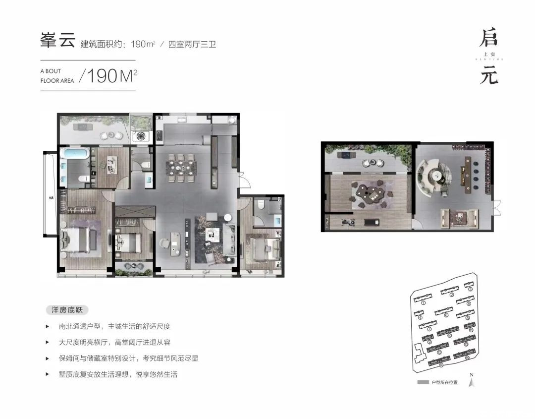 洋房 底跃-190㎡户型图