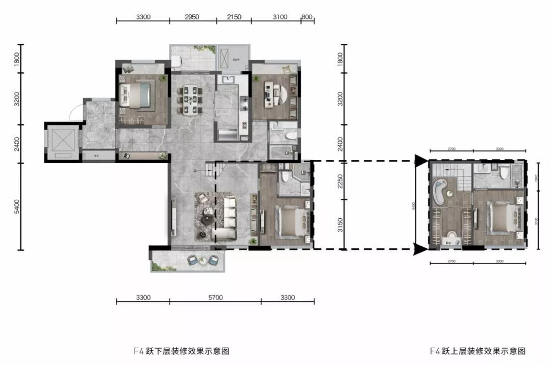 F4-145㎡户型图