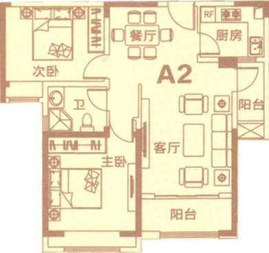 A2户型图