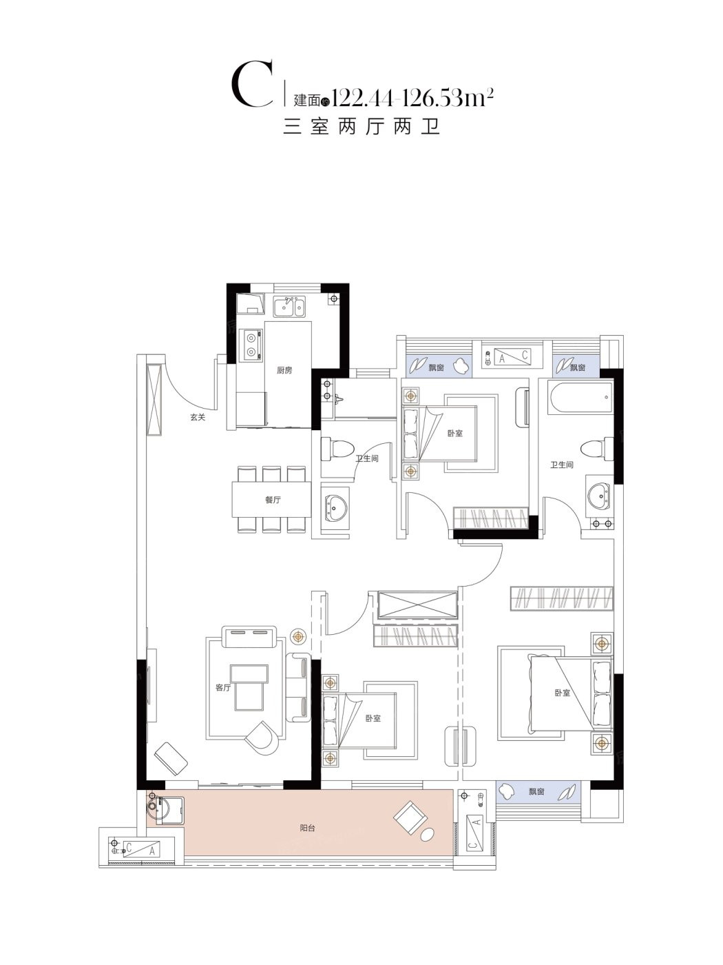 C户型图