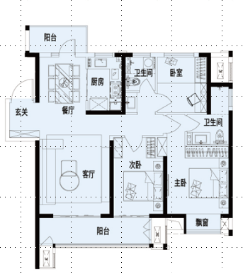 116户型图
