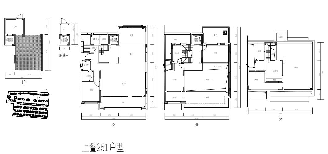 上叠251户型图