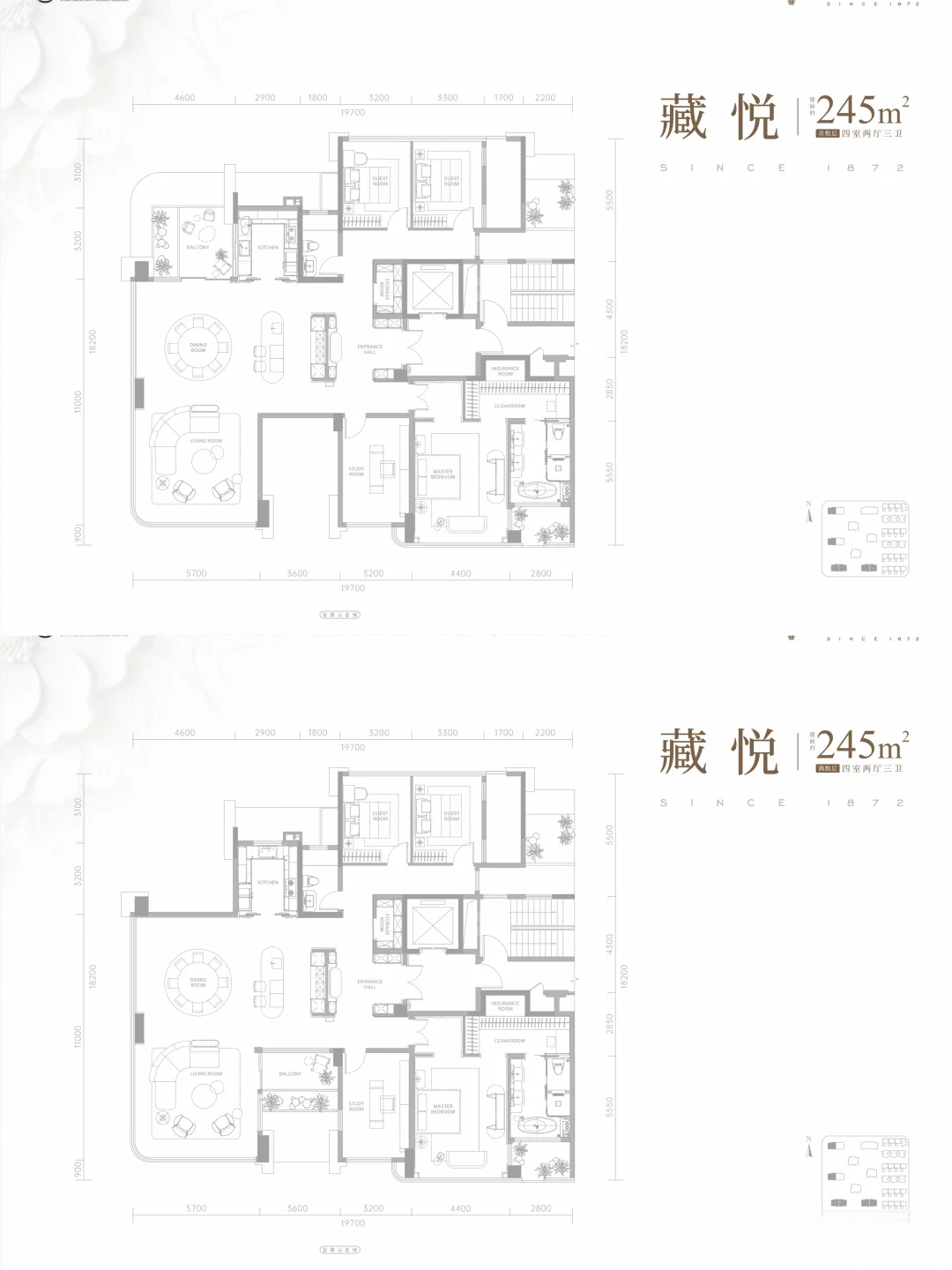 245户型户型图