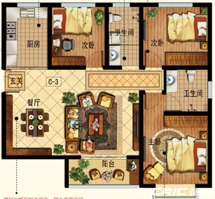 C3户型图