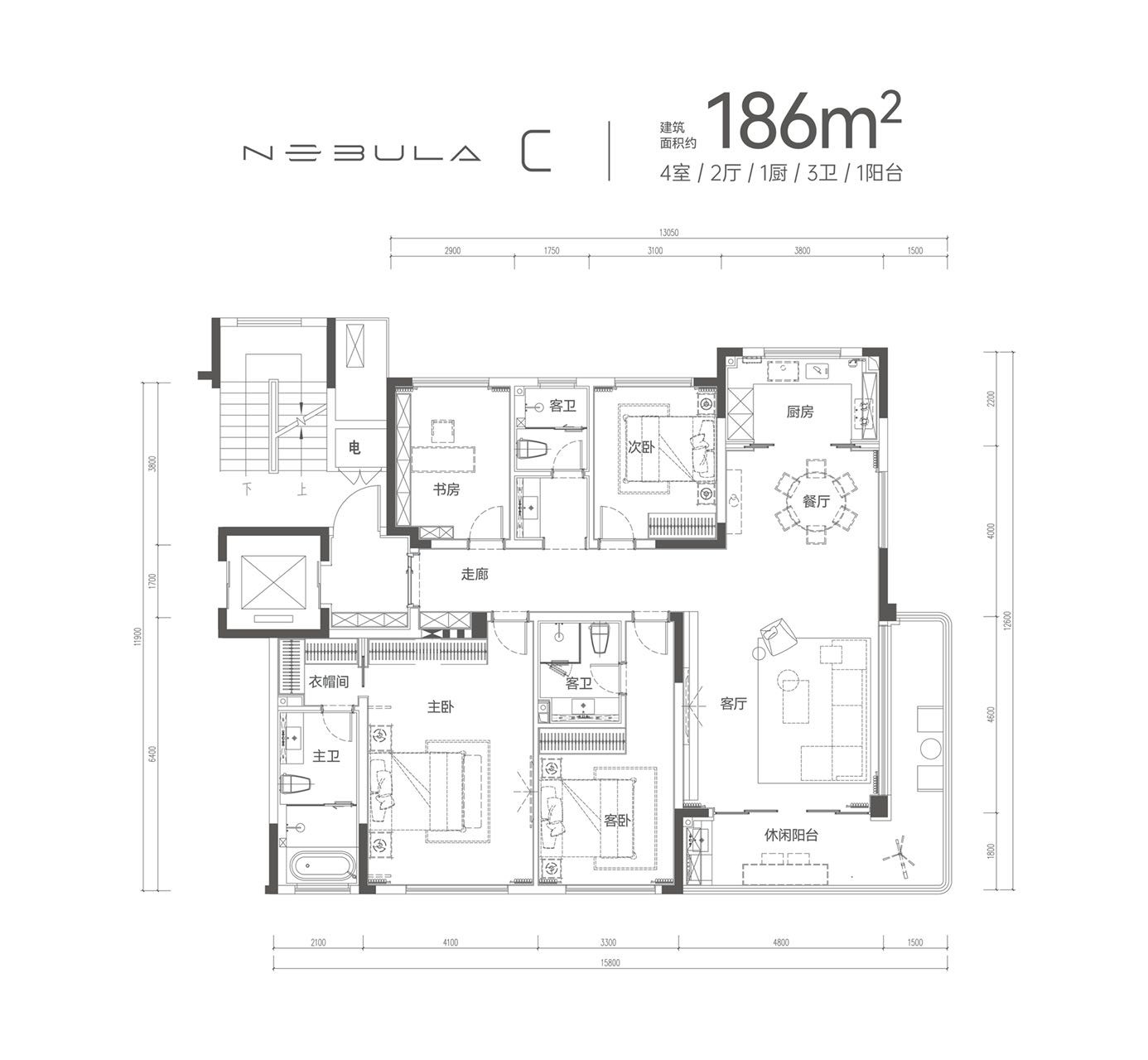 186户型图
