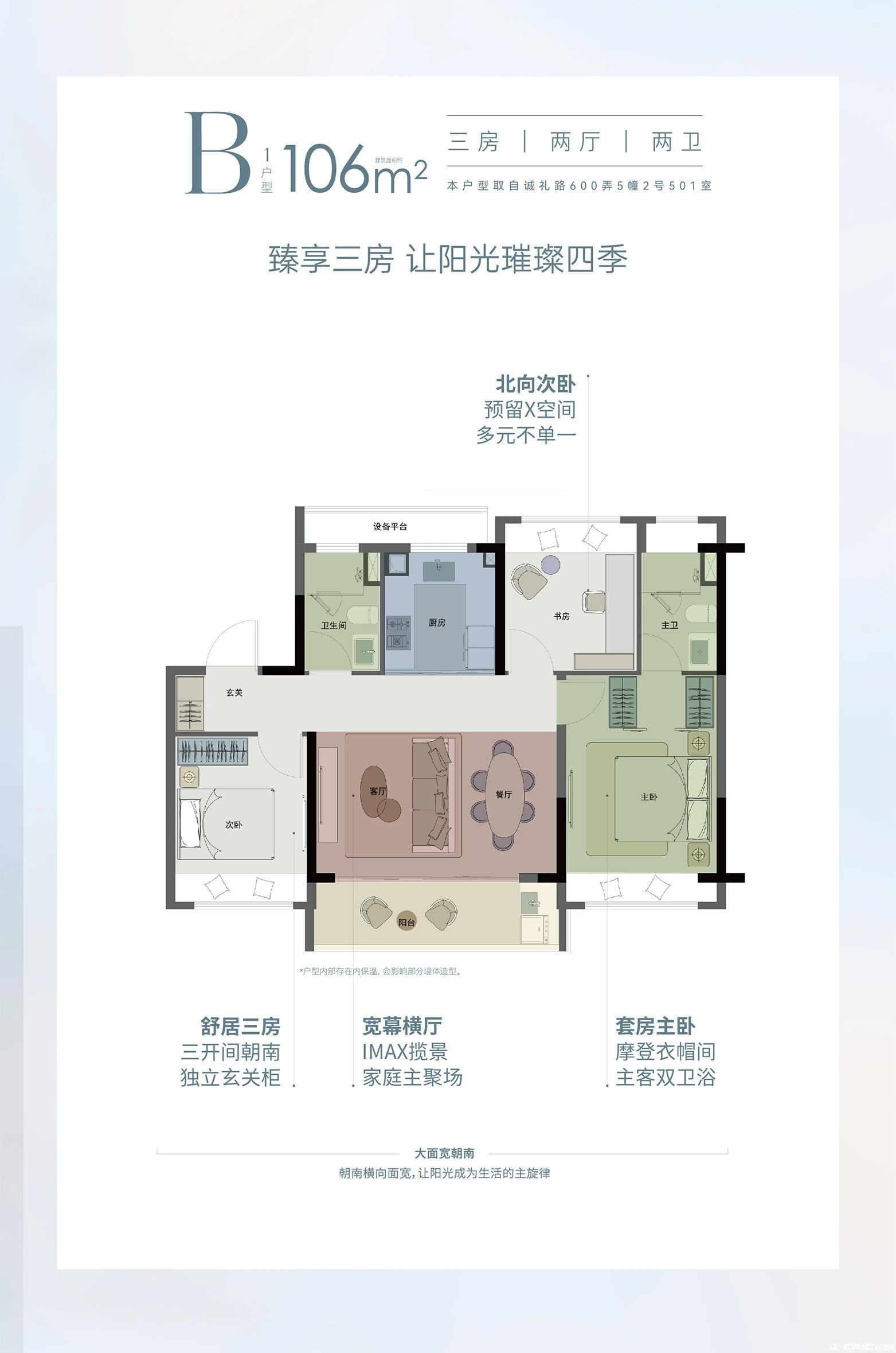 B(五期)户型图