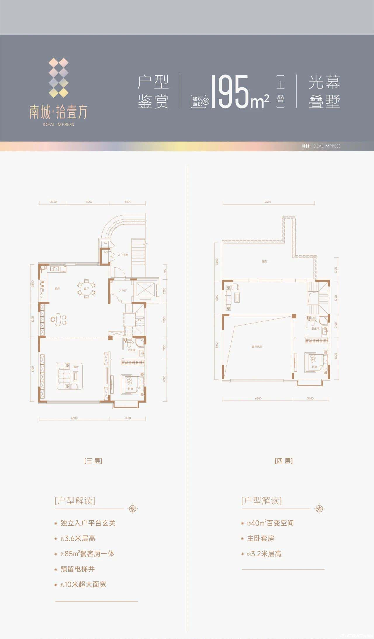 195㎡上叠户型图