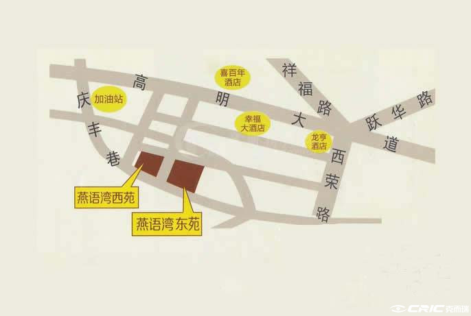 燕语湾东苑 区位交通图