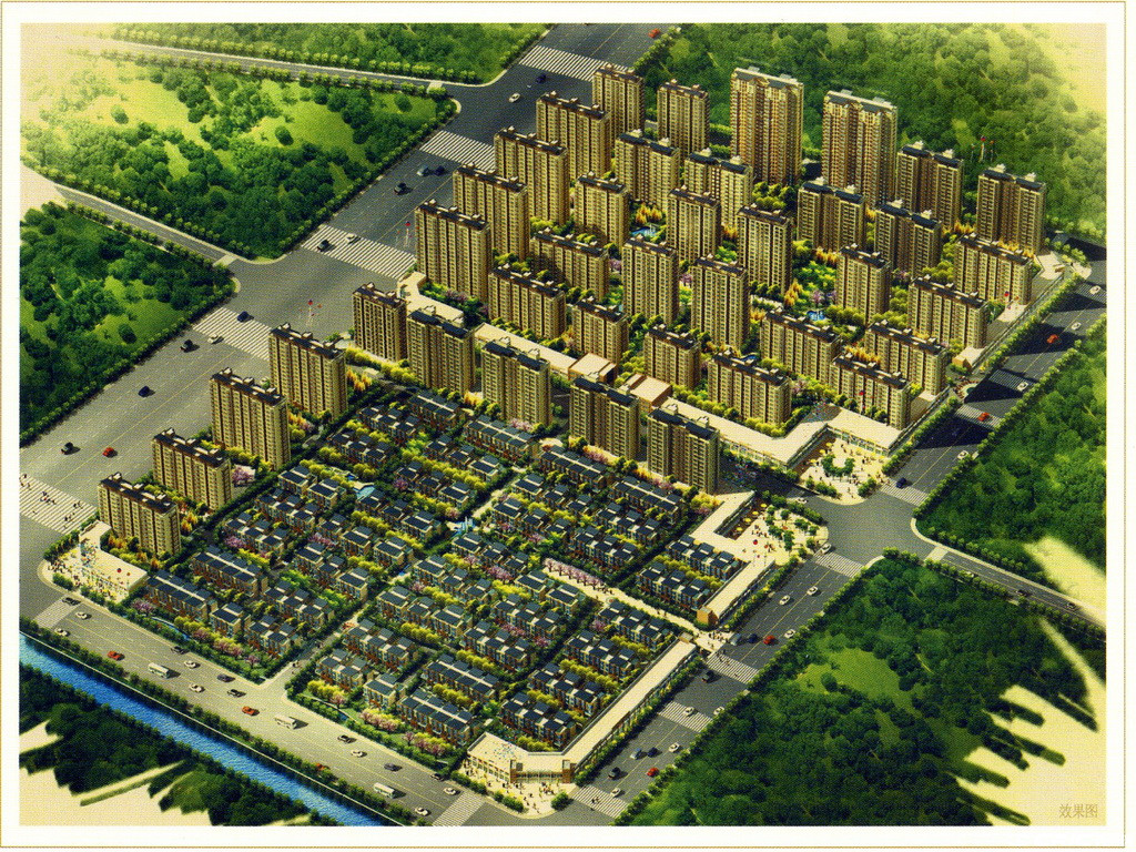华夏世纪锦园 效果图