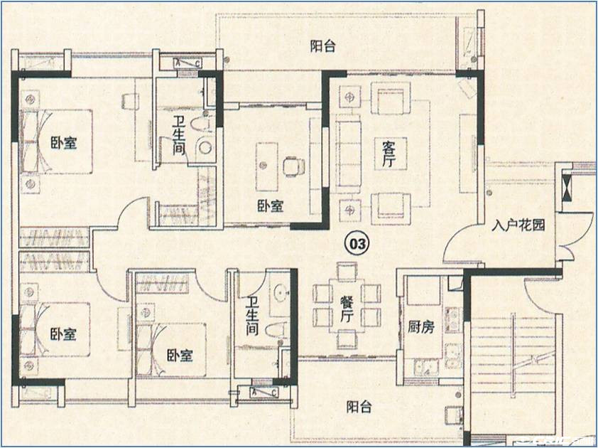 D1户型图