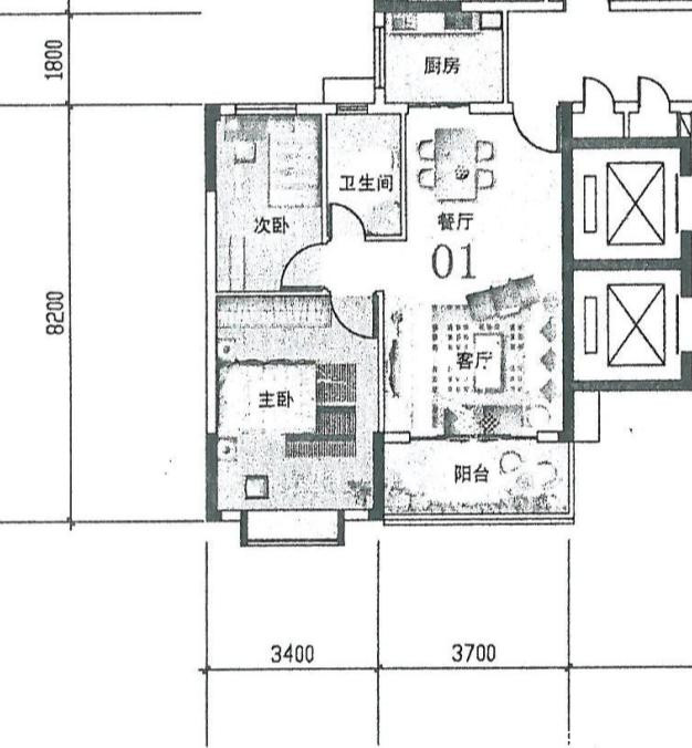 B3户型图