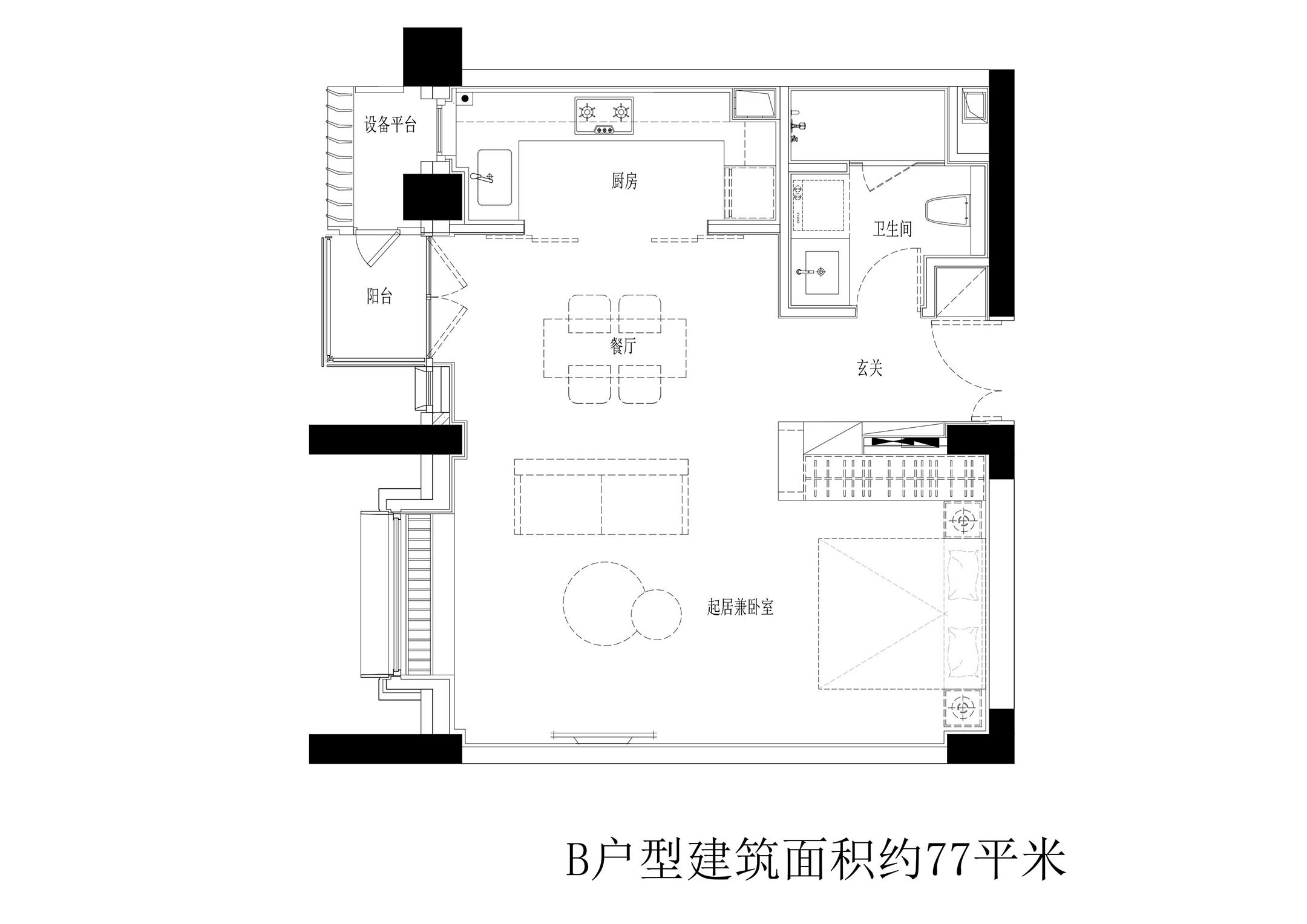 三期B户型图