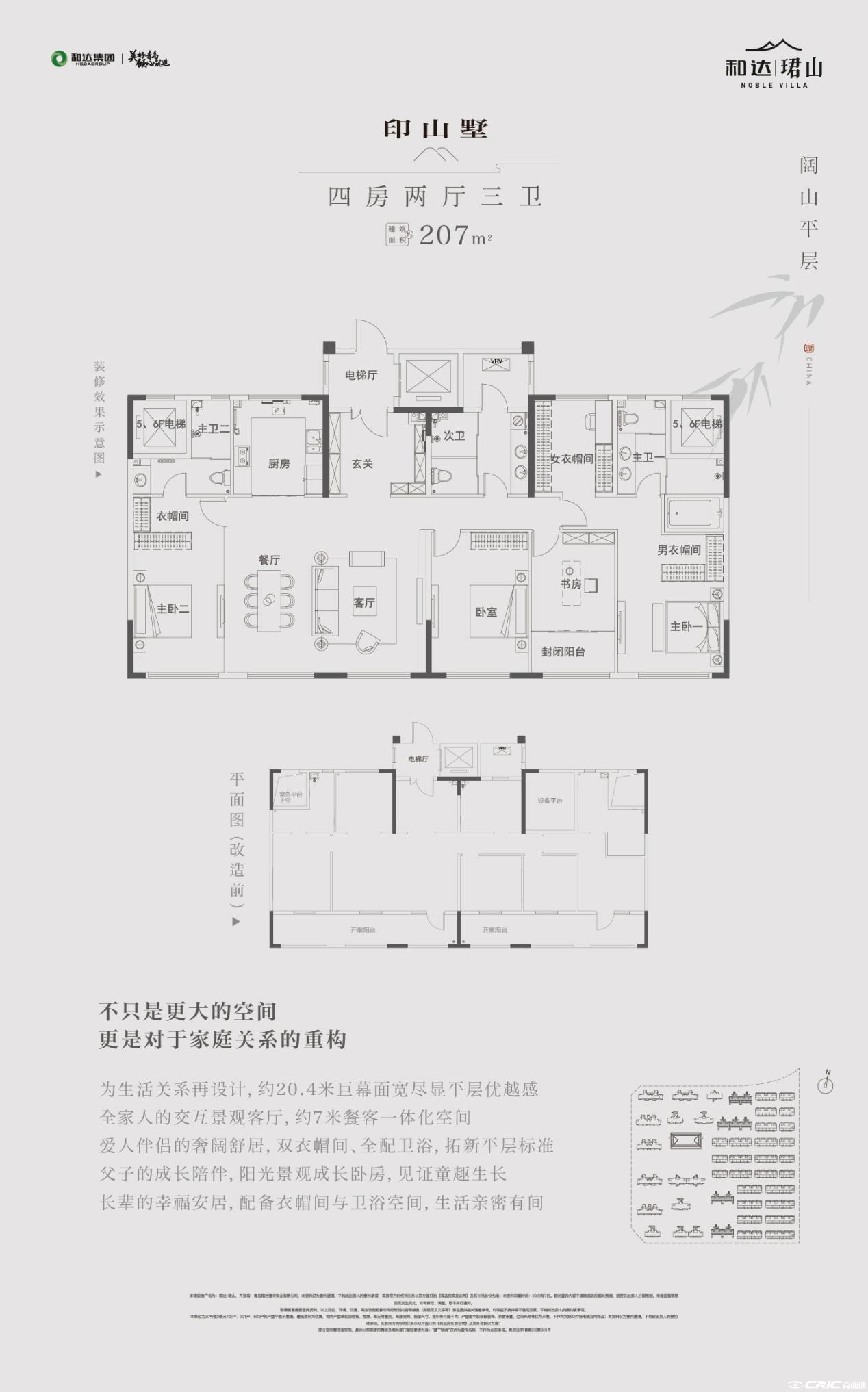 平墅207户型图