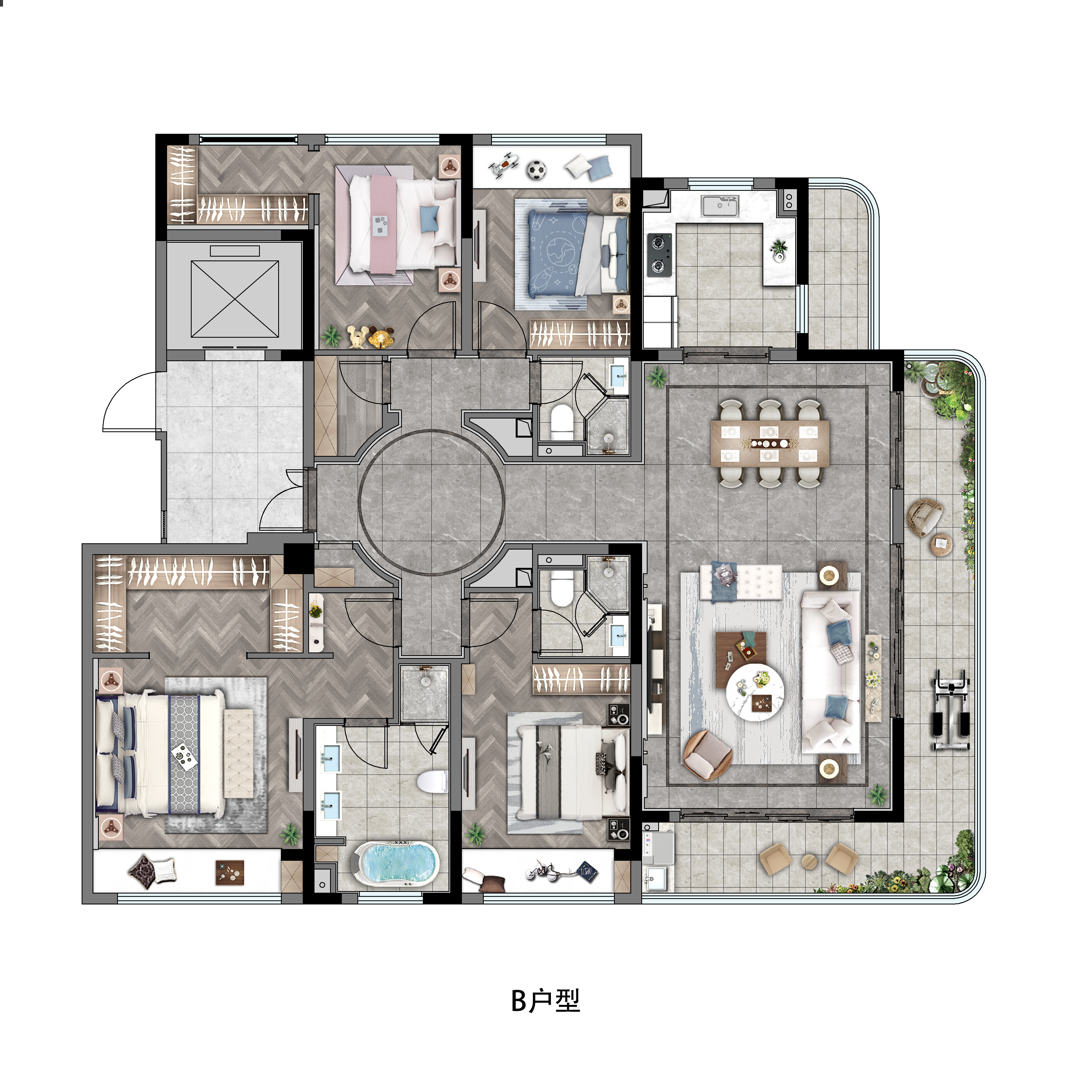 B户型图