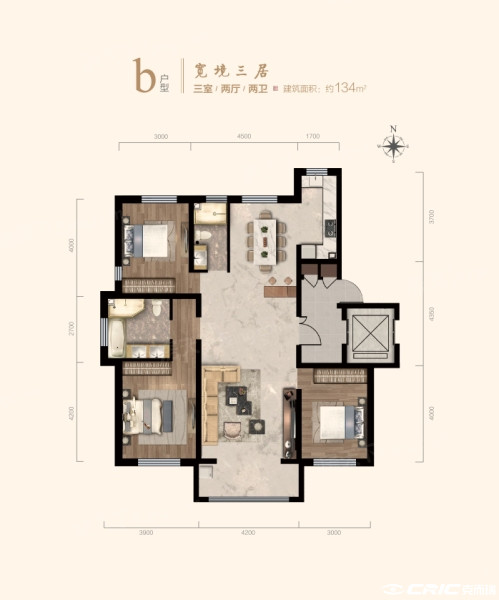 b`户型图